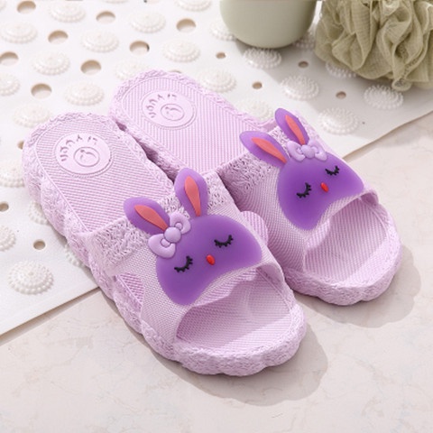 có hàng sẵnDép Nhựa Đi Trong Nhà Đế Dày Họa Tiết Hoạt Hình Dễ Thương Tth010