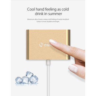 Đầu chuyển đổi Type-C sang HDMI/Type C/USB 3.0 ORICO RCH3A-GD