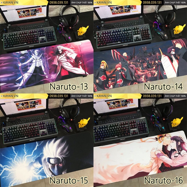 Lót chuột, bàn di chuột cỡ lớn Naruto
