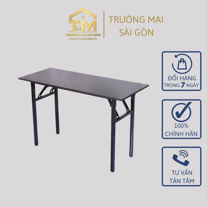 bàn làm việc gấp gọn văn phòng giá rẻ khung sắt sơn tĩnh điện chống gĩ hiện đại Trường Mai