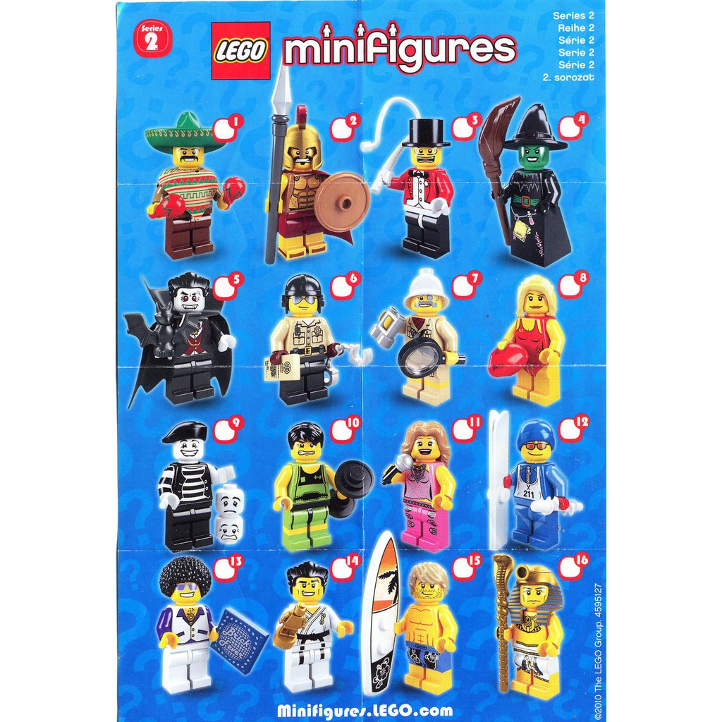 Lego 8684 - Nhân vật Lego Minifigures Series 2