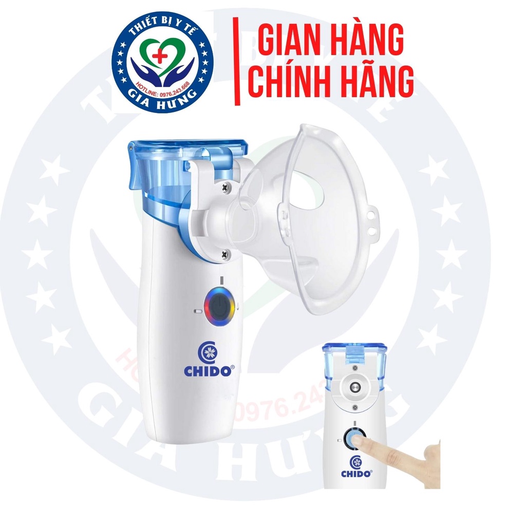 Máy Xông khí dung mũi họng Cầm Tay Chido - Công Nghệ Nhật Bản