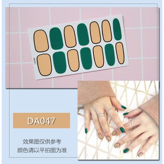 Sticker Dán móng tay nail sticker 3D móng không thấm nước