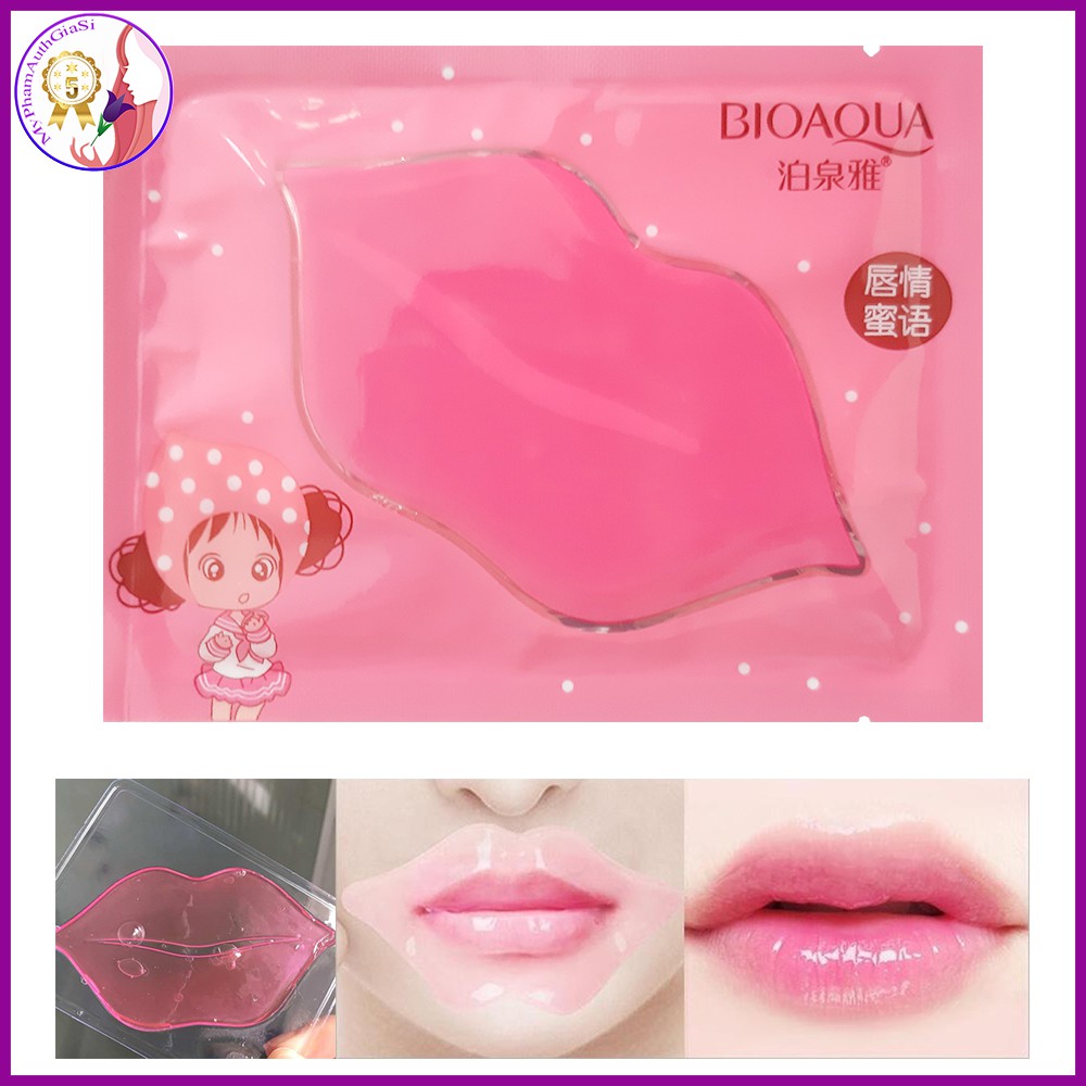 Mặt nạ môi bioaqua collagen nourish lips membrane mask