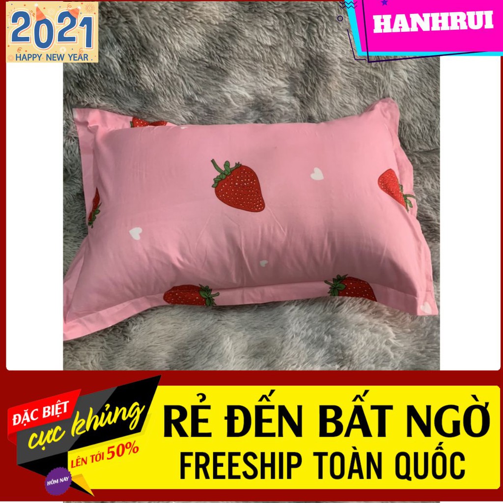 [Xả hàng nghỉ tết]Vỏ Gối Nằm,Áo Gối Nằm Cotton poly Hàn Quốc AG1233