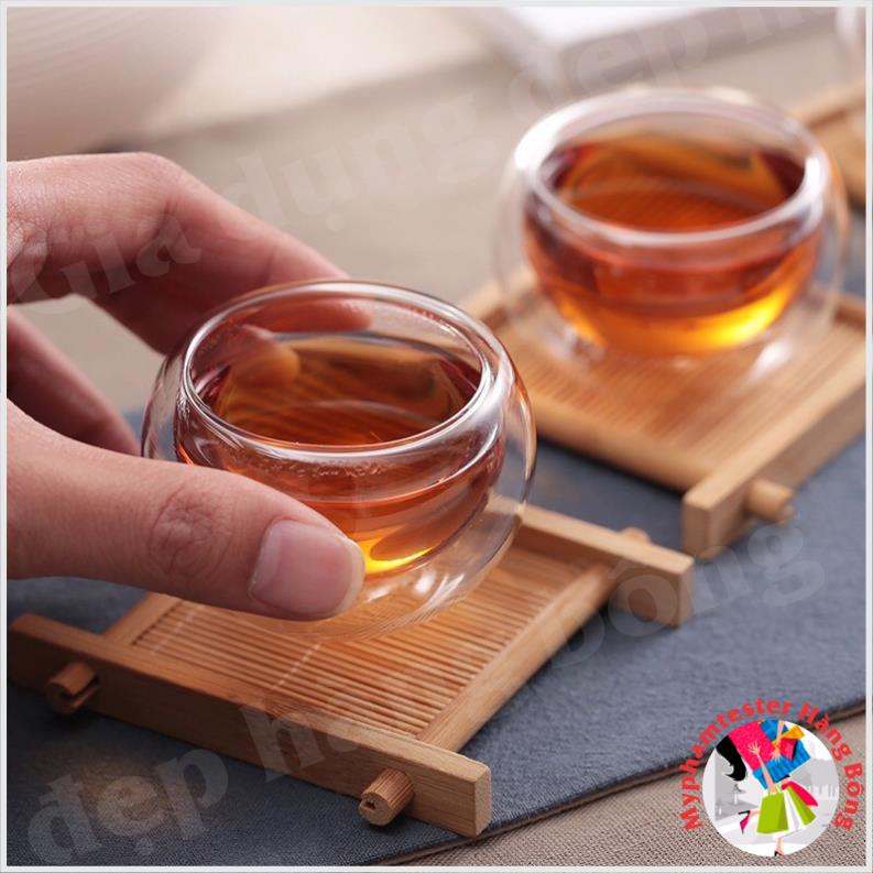 [5⭐] Chén trà thuỷ tinh chịu nhiệt đủ kiểu dáng