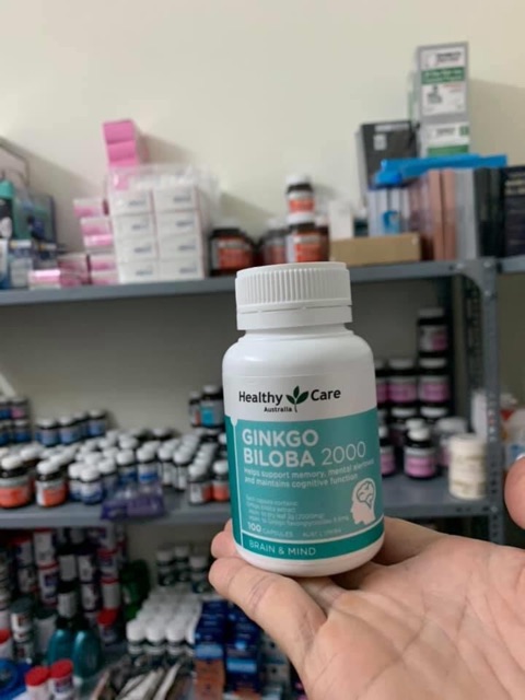 Viên bổ não ginkgo biloba 2000mg healthy care