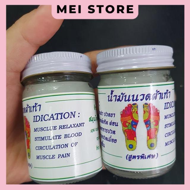 Dầu Cù Là bàn chân Massage Wang Boran Thái Lan 50gram