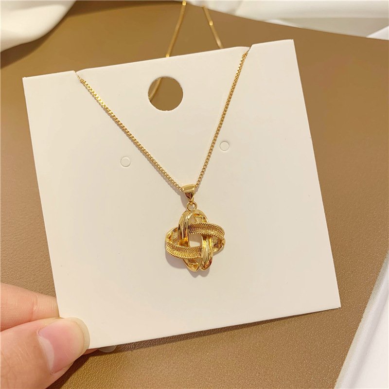 Dây Chuyền Nữ Kiểu Hàn Quốc Mạ Vàng 18K Cao Cấp, Vòng Cổ Mặt Dây Chuyền Nữ Thời Trang