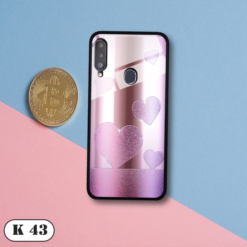 Ốp lưng kính cường lực cho điện thoại Samsung Galaxy A20s