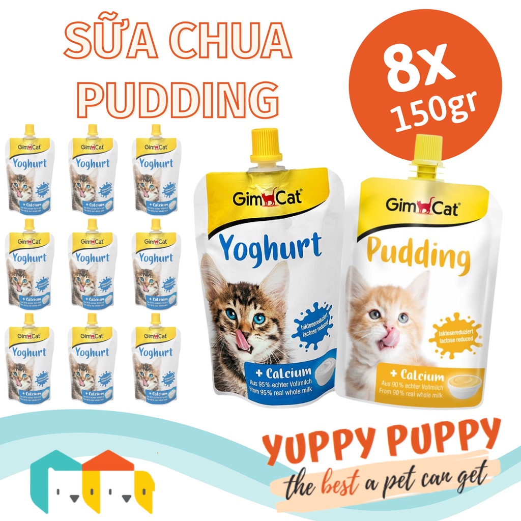 [GIÁ HỦY DIỆT] Gimcat Pudding / Sữa chua cho mèo 150gr