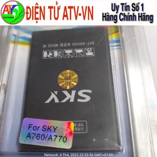 Thanh lí pin sky vega A760 A770 mới chính hãng make in korea