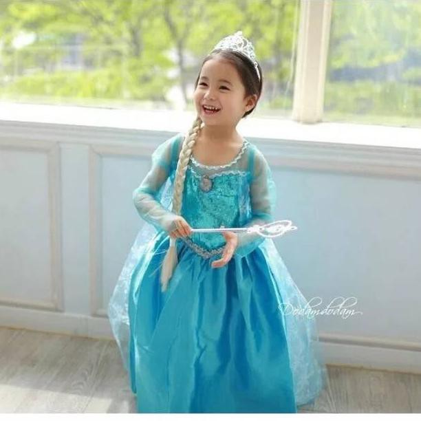 Bộ Đồ Hóa Trang Công Chúa Elsa Frozen 66 Cho Bé