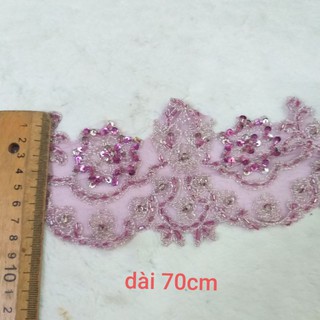 Ren chân kết cườm và ủi đá (dây lẻ)