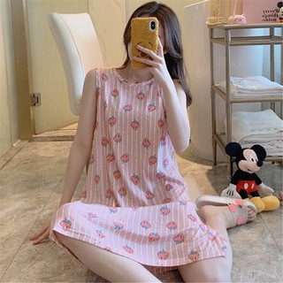 Váy ngủ sát nách, váy mặc ở nhà ,diện xinh xuống phố siêu thoải mái, tự tin mặc mọi nơi ST