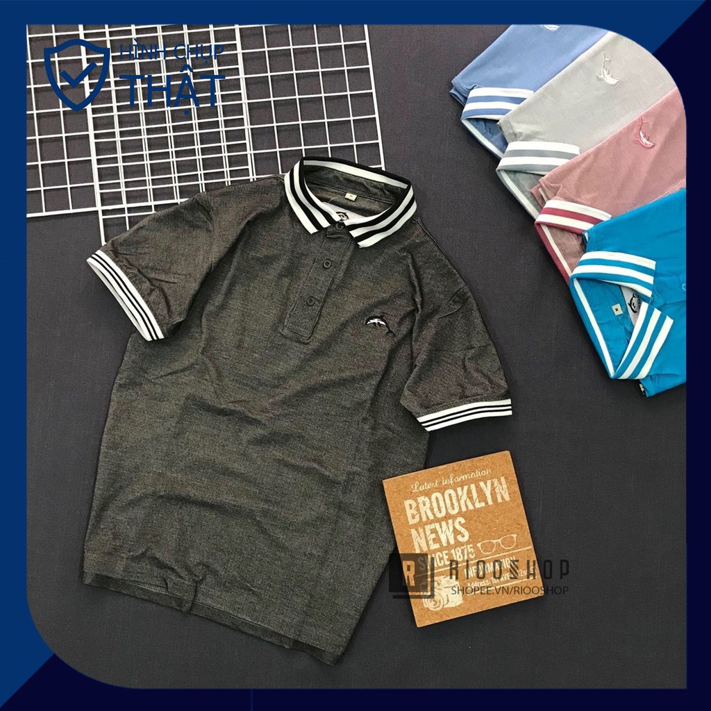 [XẢ KHO] Áo thun nam có cổ tay ngắn fish cao cấp mới RSP015 | BigBuy360 - bigbuy360.vn