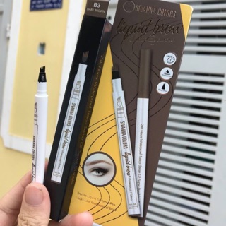 Chì Xăm Mày Phẩy Sợi Sivanna Liquid Brow