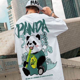Áo Nam Tay Ngắn In Hình Gấu Trúc Size S-8XL