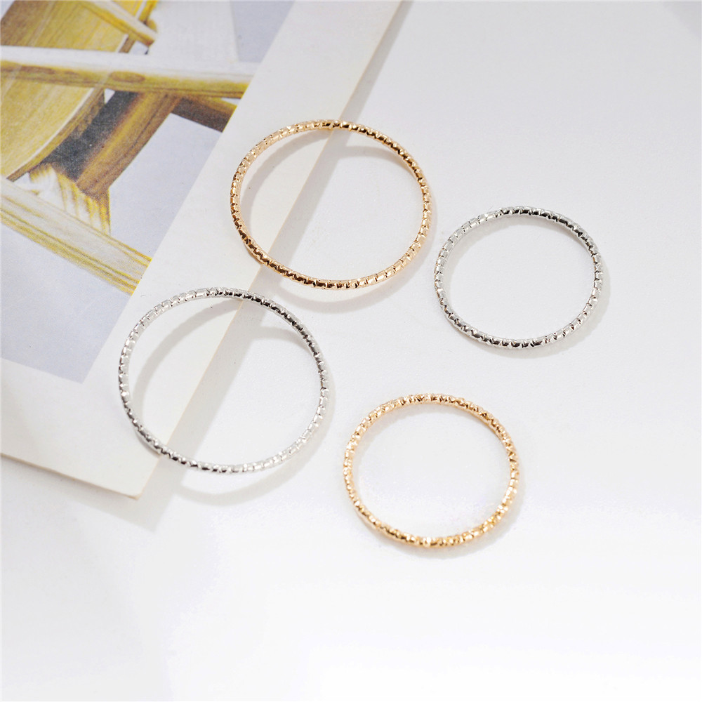 Set 10 Nhẫn Đính Đá Phong Cách Hàn Quốc Cho Nữ