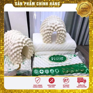 Chính Hãng Gối Massage Cao su non Ventry Thái hỗ trợ giảm đau vai gáy chống thoái hóa đốt sống cổ