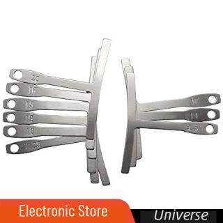 9 pcs/set T-Shaped Guitar Caliper Ruler String Radius Curve Gauge Ruler Guitar Tool