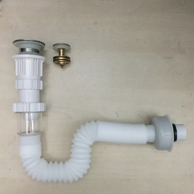 XẢ NHẤN LAVABO RUỘT GÀ CHỐNG HÔI - CAO CẤP