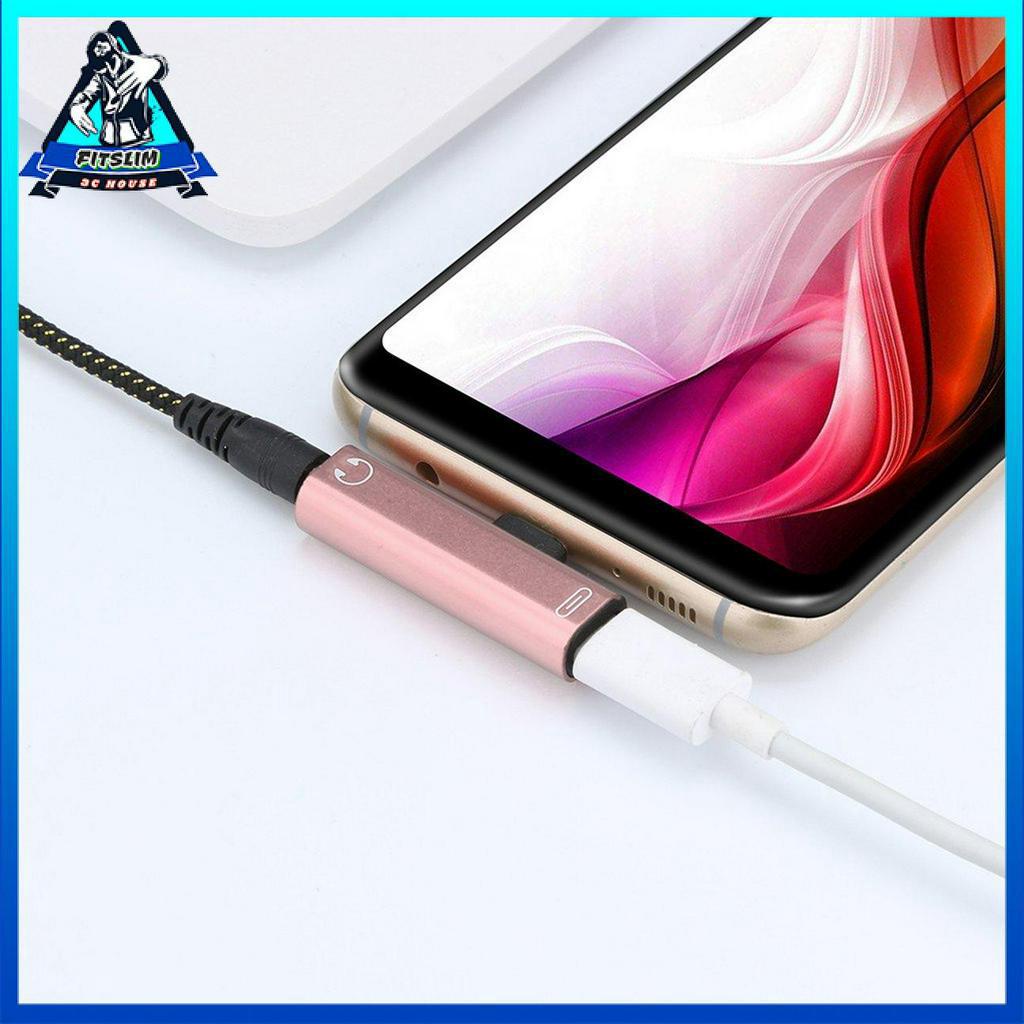 Bộ điều hợp tai nghe Type-c Bộ điều hợp âm thanh có thể sạc được Bộ kết hợp âm thanh 2 TRONG 1