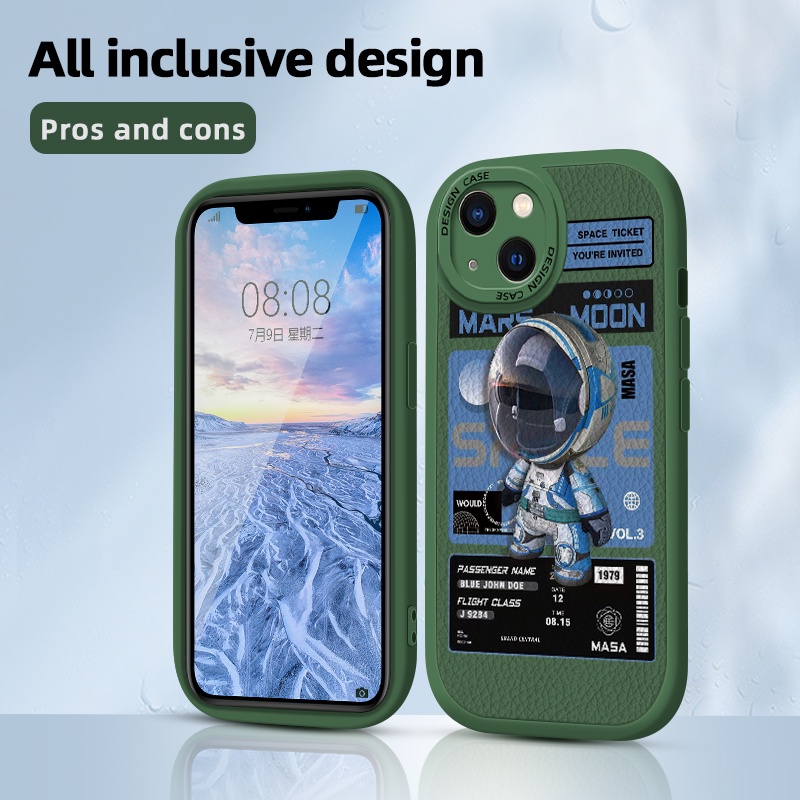Ốp Điện Thoại Da Mềm Chống Sốc Họa Tiết Phi Hành Gia Cho Xiaomi Poco X3 NFC Poco X3 Poco X3 Pro