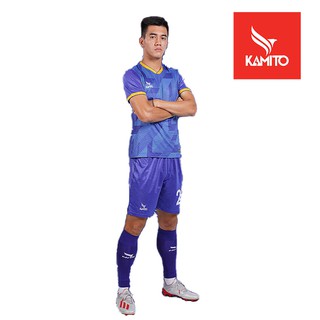 Quần Áo Thi Đấu Bóng Đá KAMITO Màu Xanh KMSH2005-2