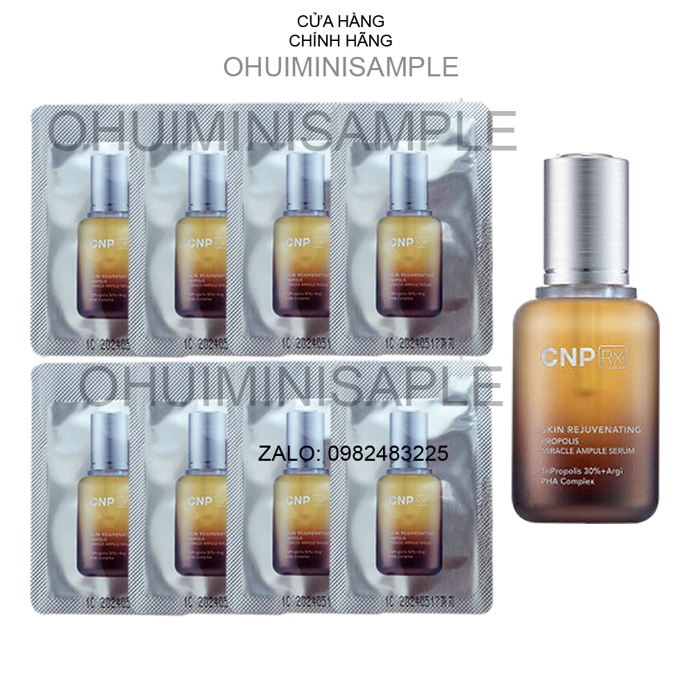 Gói tinh chất keo ong cnp rx trẻ hóa da toàn diện – Cnp rx Skin Rejuvenating Propolis Miracle Ampule Serum