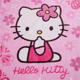 Chăn Bông Mềm Hình Doraemon Hello Kitty 100 * 140cm