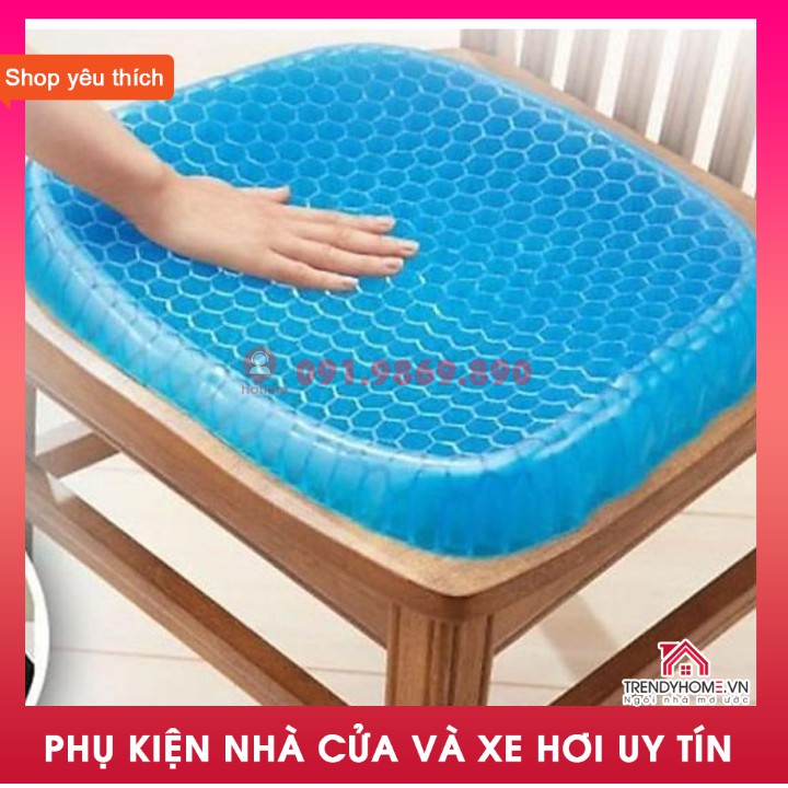 📍 Đệm Silicone tấm lót ghế thoáng khí bảo vệ cột sống chất liệu mềm mại thân thiện