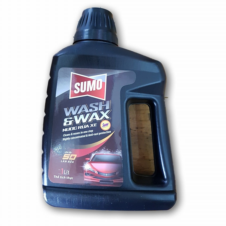 Nước Rửa Xe Cao Cấp Sumo Wash &amp; Wax 1L