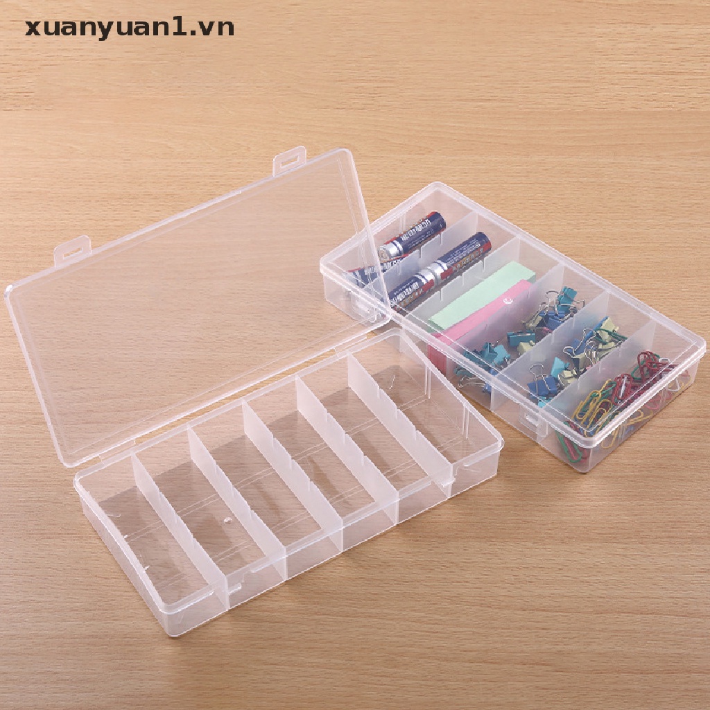 Hộp Nhựa 6 Ngăn Đựng Đồ Dùng Tiện Lợi