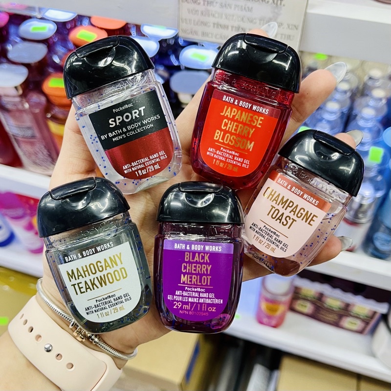 Gel Rửa Tay Khô Bath&amp;Body Works Anti Bacterial Hand Gel (29ml)