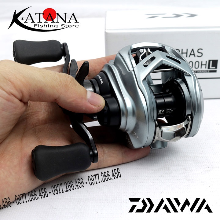 Máy câu Lure cao cấp Daiwa Alphas SV TW 800 HL - công nghệ đắt giá của Daiwa