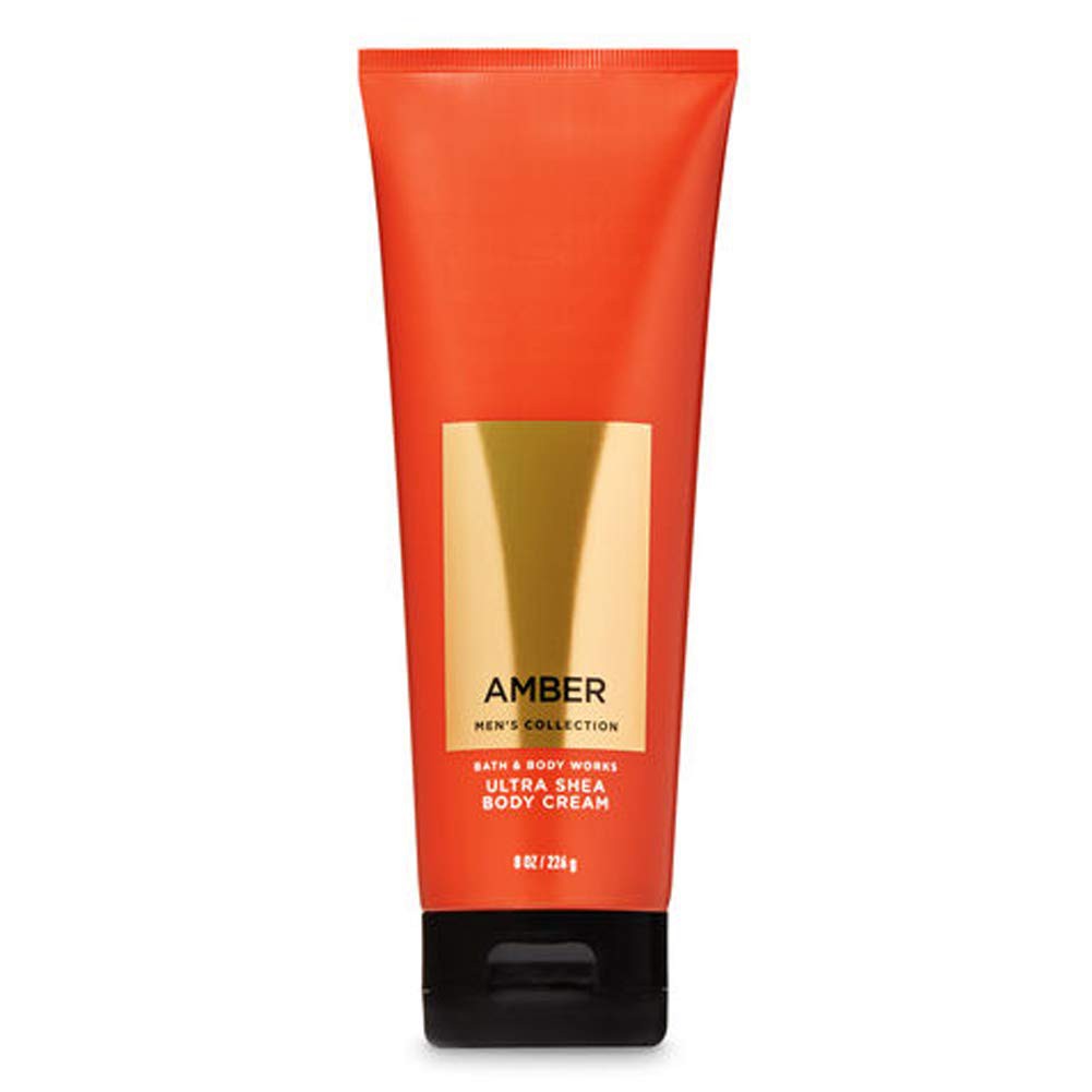 Kem dưỡng ẩm cơ thể cho nam giới Bath &amp; Body Works Amber Ultra Shea Body Cream 226g (Mỹ)