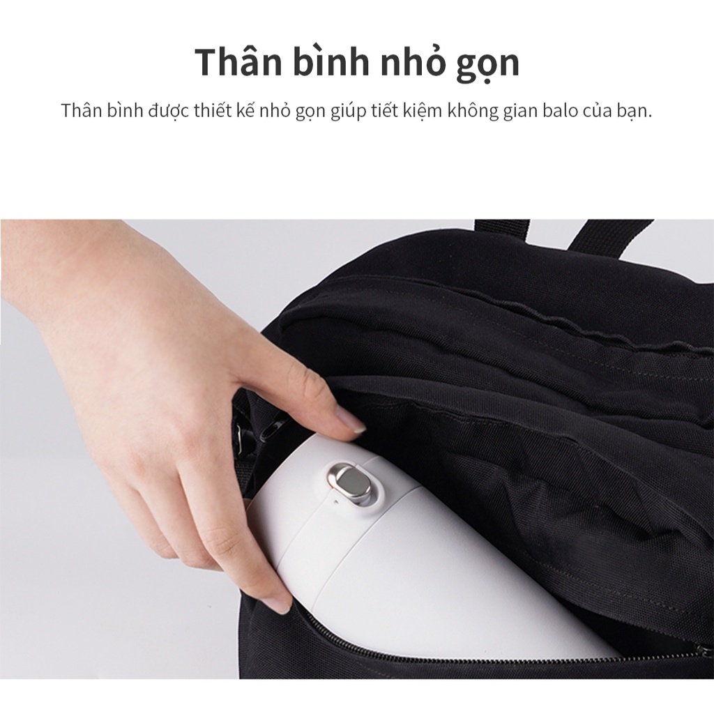 Bình Giữ Nhiệt LocknLock 500ML nhỏ gọn, màu đẹp Featherlight One-touch Tumbler Lock&amp;Lock LHC3257 - T2Cmall