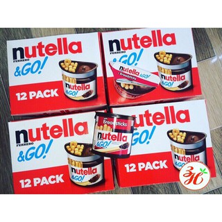Bánh que chấm socola Nutella Mỹ