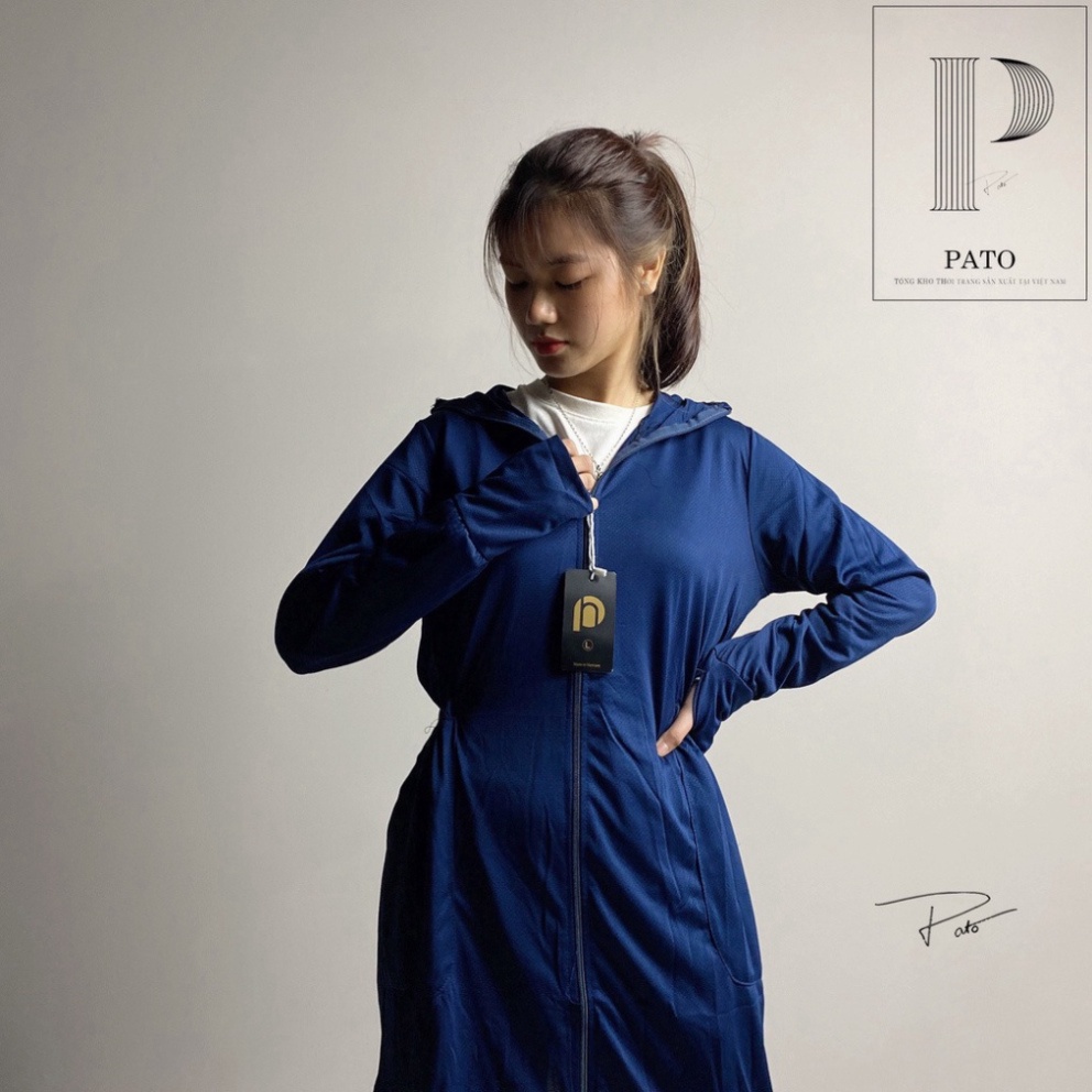 Áo chống nắng toàn thân nữ thông hơi siêu thoáng chất vải thun kim cương nhiều màu( ảnh thật nhà PATO)