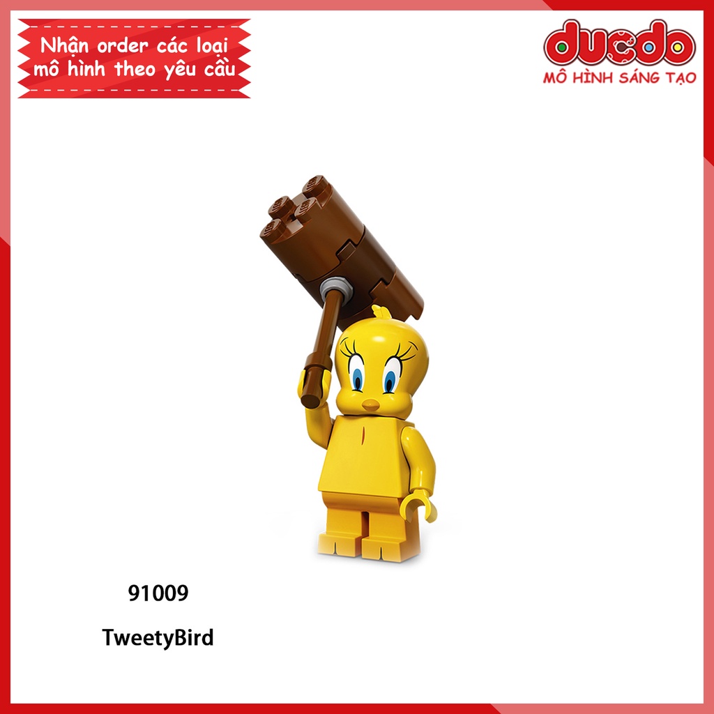 Minifigures các nhân vật hoạt hình Looney Tunes - Đồ chơi Lắp ghép Xếp hình Mini Mô hình 91007-91012