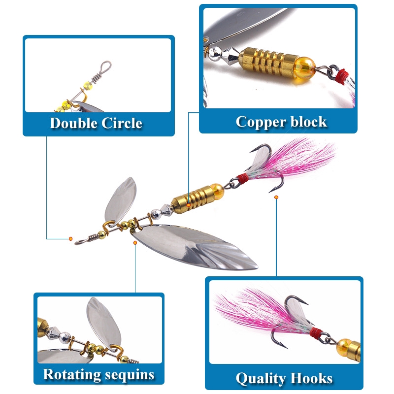 Mồi Giả Câu Cá Bằng Kim Loại 6.7g / 6cm