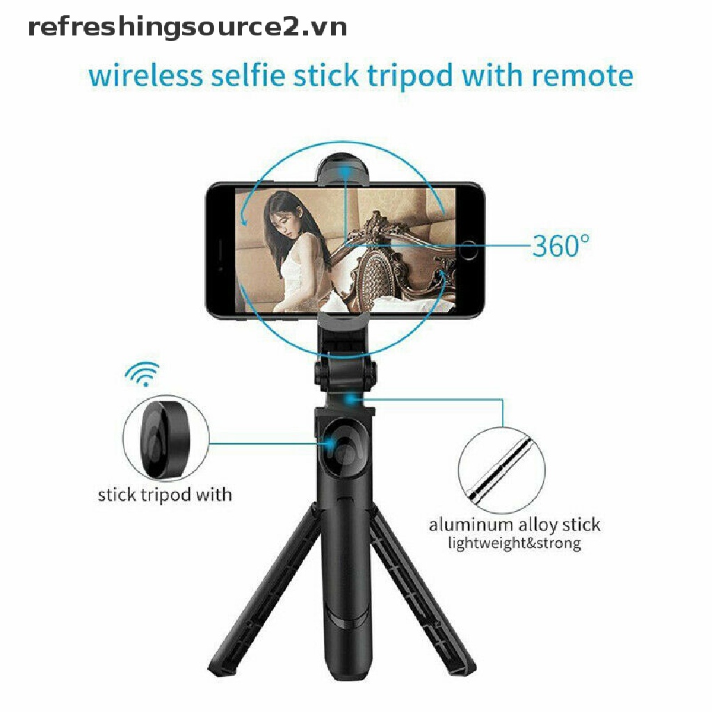 Gậy tự sướng không dây 4 trong 1 thông dụng có thể kéo dài và điều khiển từ xaref2 | BigBuy360 - bigbuy360.vn