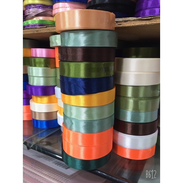 Ruy băng lụa 2cm x 22m trang trí bánh