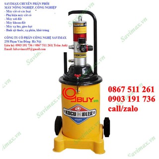 Máy bơm mỡ nén khí Kocu GZ8-12L chính hãng giá tốt - Bảo hành 1 năm