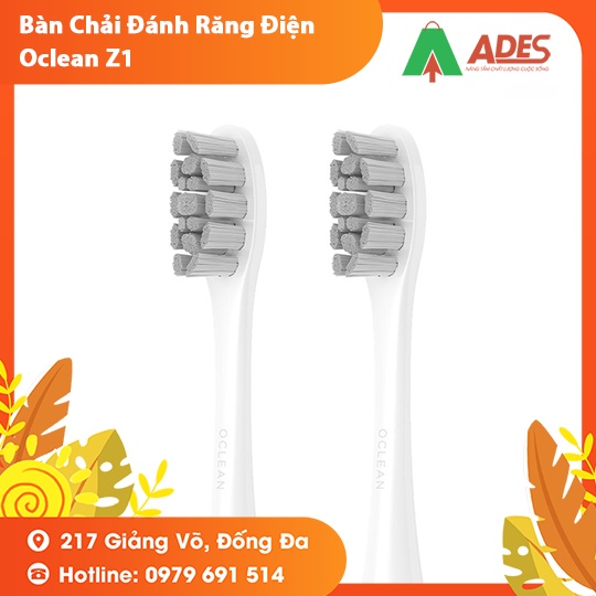 Bàn chải đánh răng điện Oclean Z1 - Hàng Chính Hãng - Sạc nhanh không dây, Màn hình Led, Kháng nước IPX7