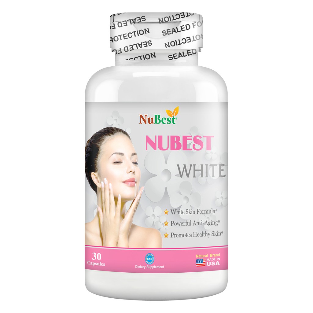[Combo 2 Tặng 1] Thực Phẩm Bảo Vệ Sức Khoẻ Hỗ Trợ Sáng Da Của Mỹ NuBest White Hộp 30 Viên Tặng TPBVSK NuBest Plus Hộp 60 | BigBuy360 - bigbuy360.vn