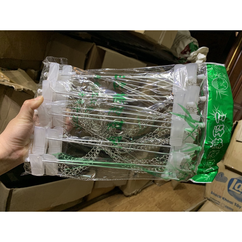 XÍCH BỘ INOX  - MÓC TREO QUẦN ÁO CHO SHOP - ĐỒ DÙNG TIỆN ÍCH GIA ĐÌNH