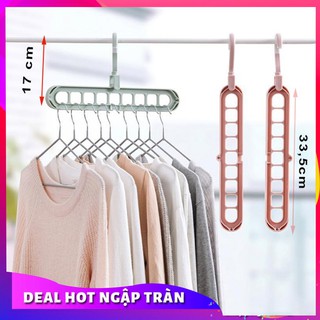 RẺ VÔ ĐỊCH🎁Set 3 Móc Treo Quần Áo Thông Minh Tiết Kiệm Diện Tích