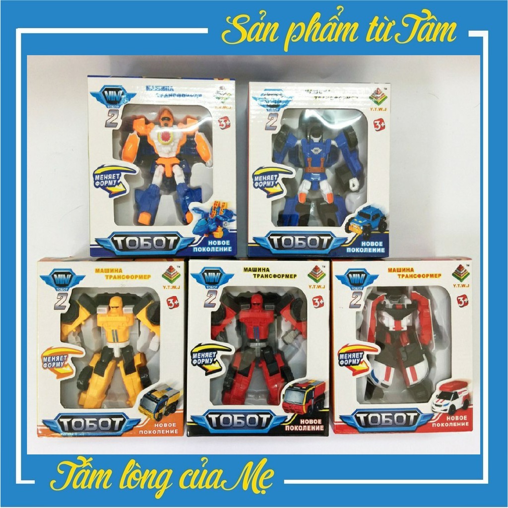 Hộp 1 Xe Ô Tô Biến Hình Người Máy Transformer - Xe Ô Tô Biến Hình 2in1